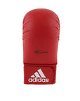 Red boxing glove with a white logo.