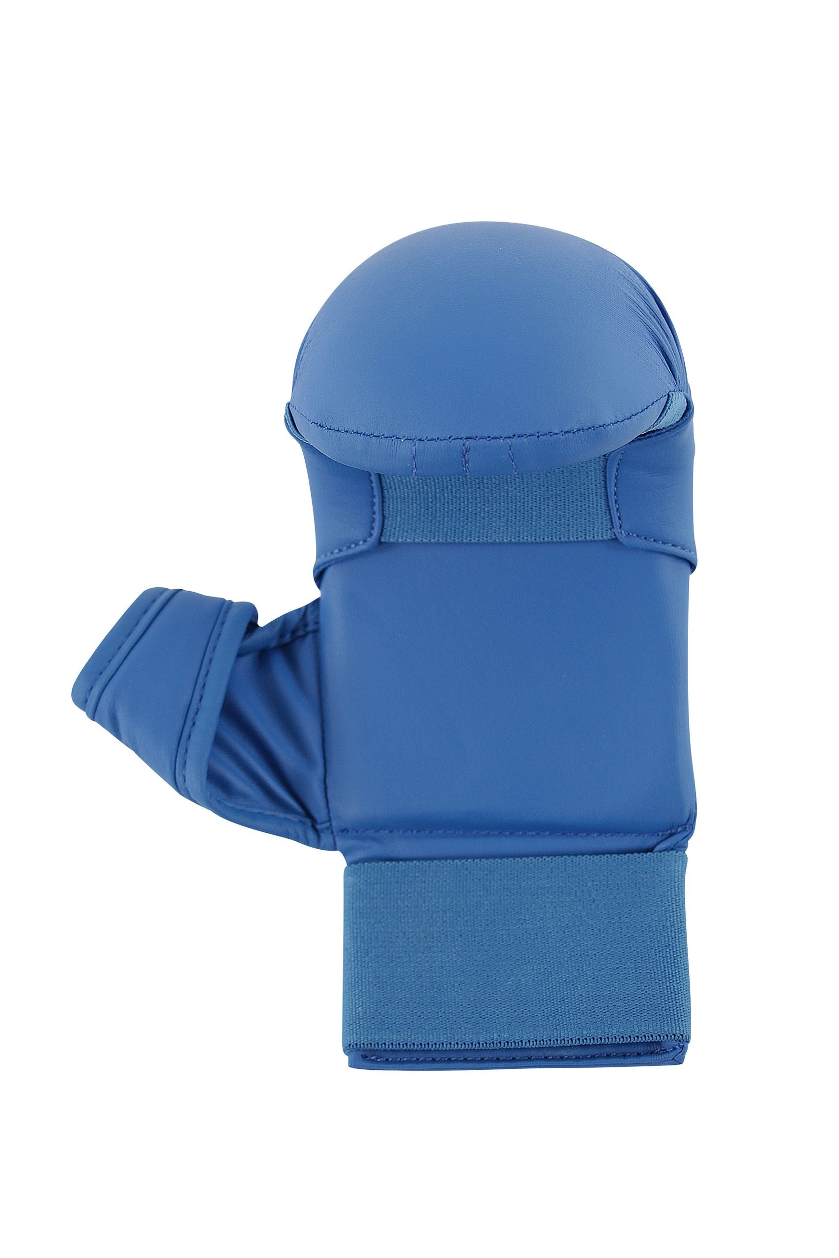 Blue boxing glove, size L, adidas WKF approved mitt.