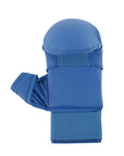 Blue boxing glove, size L, adidas WKF approved mitt.