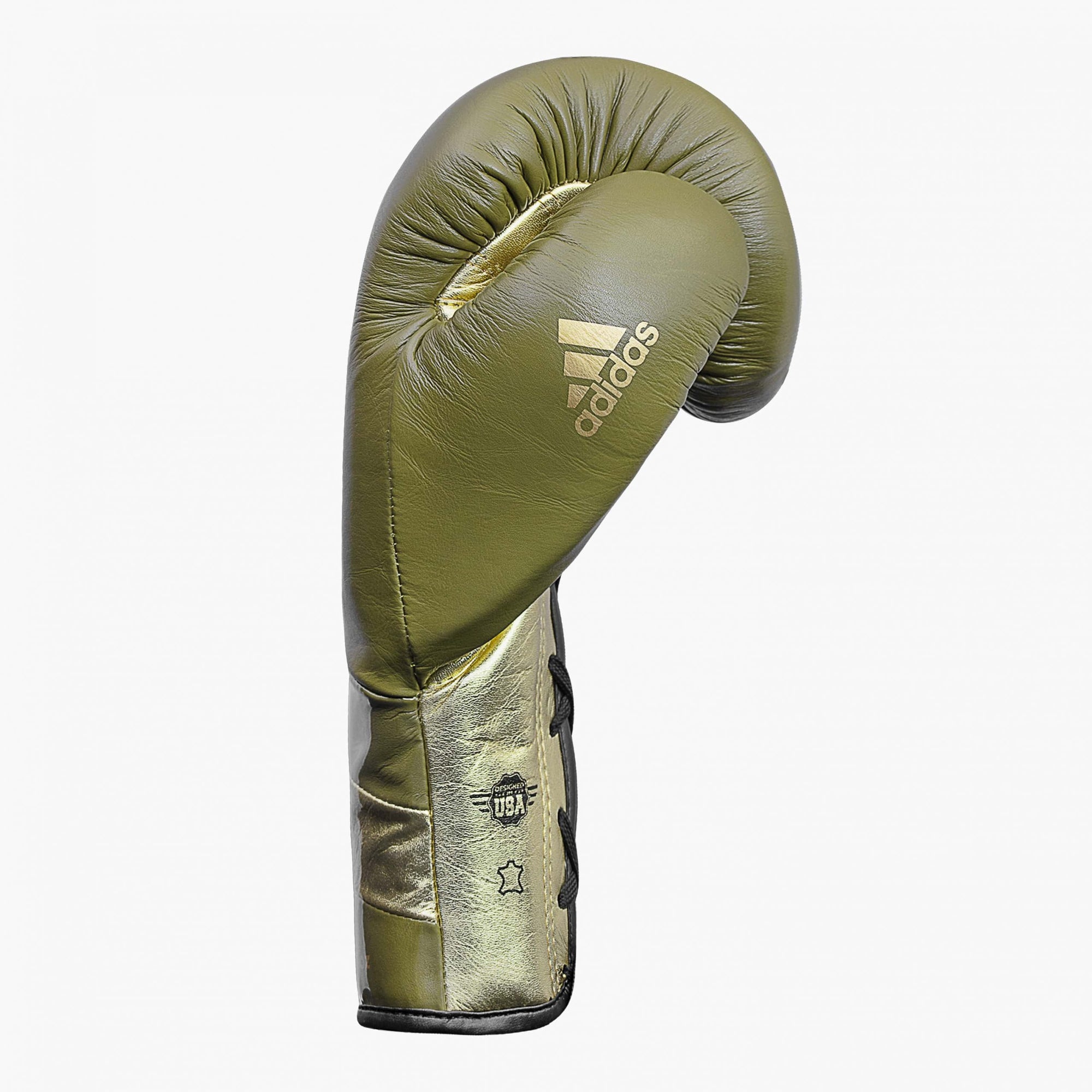 Blue boxing glove on a white background, limited edition adiSPEED 500 PRO.