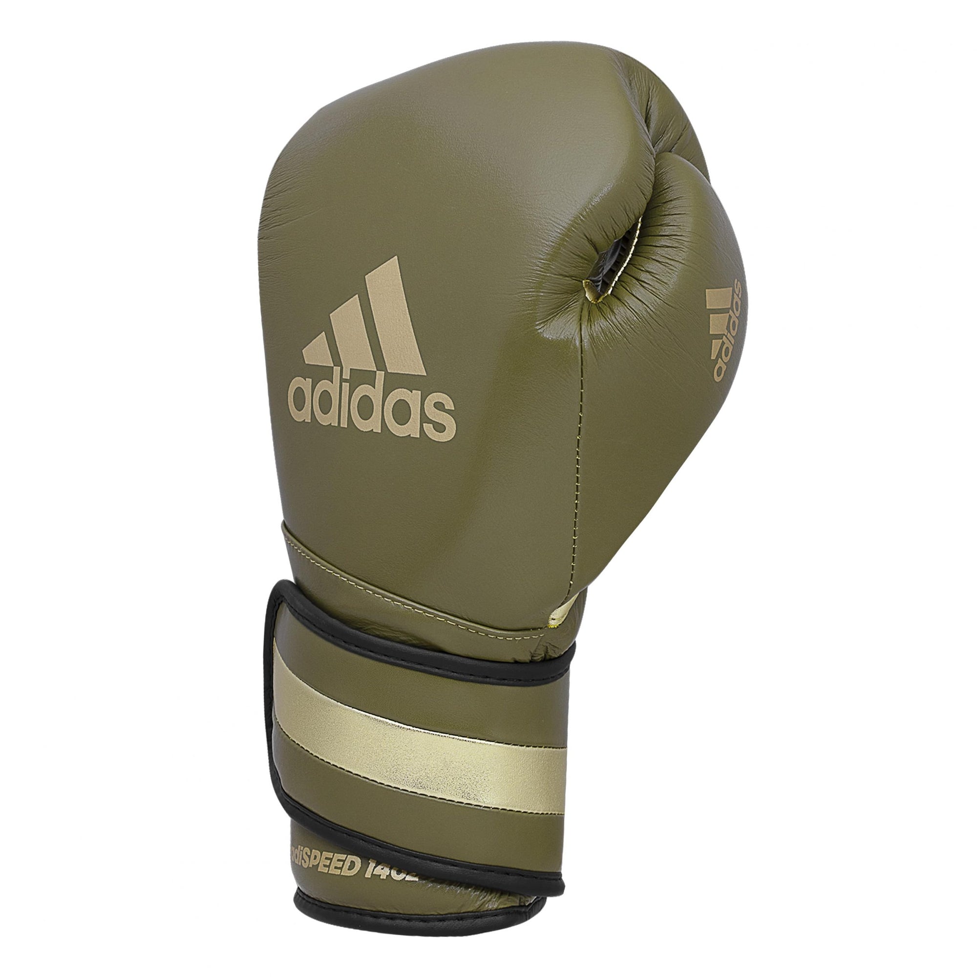 Green boxing glove with gold stripes, limited edition adiSPEED 501 PRO.