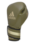 Green boxing glove with gold stripes, limited edition adiSPEED 501 PRO.