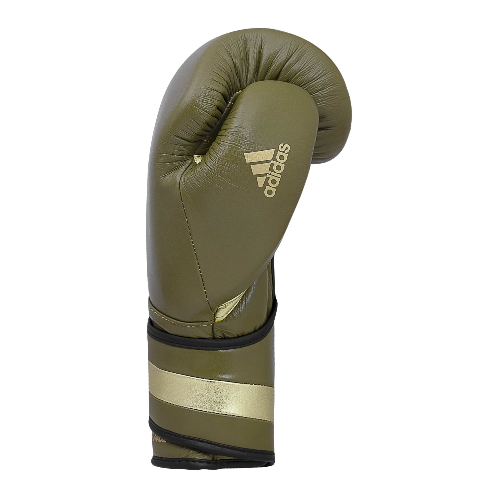 Green boxing glove with gold stripes, limited edition adiSPEED 501 PRO.