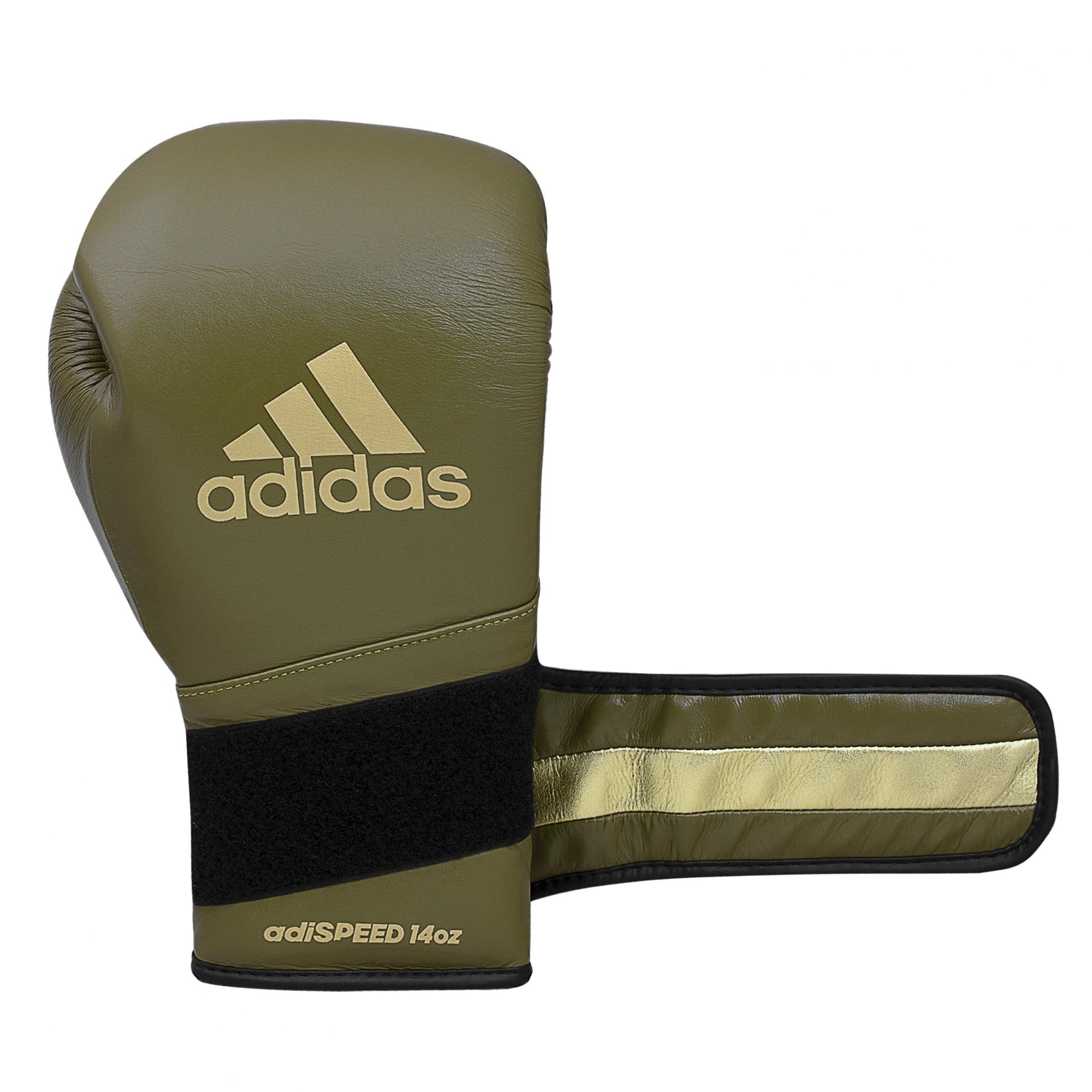 Green boxing glove with gold logo for adiSPEED 501 PRO.