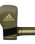 Green boxing glove with gold logo for adiSPEED 501 PRO.