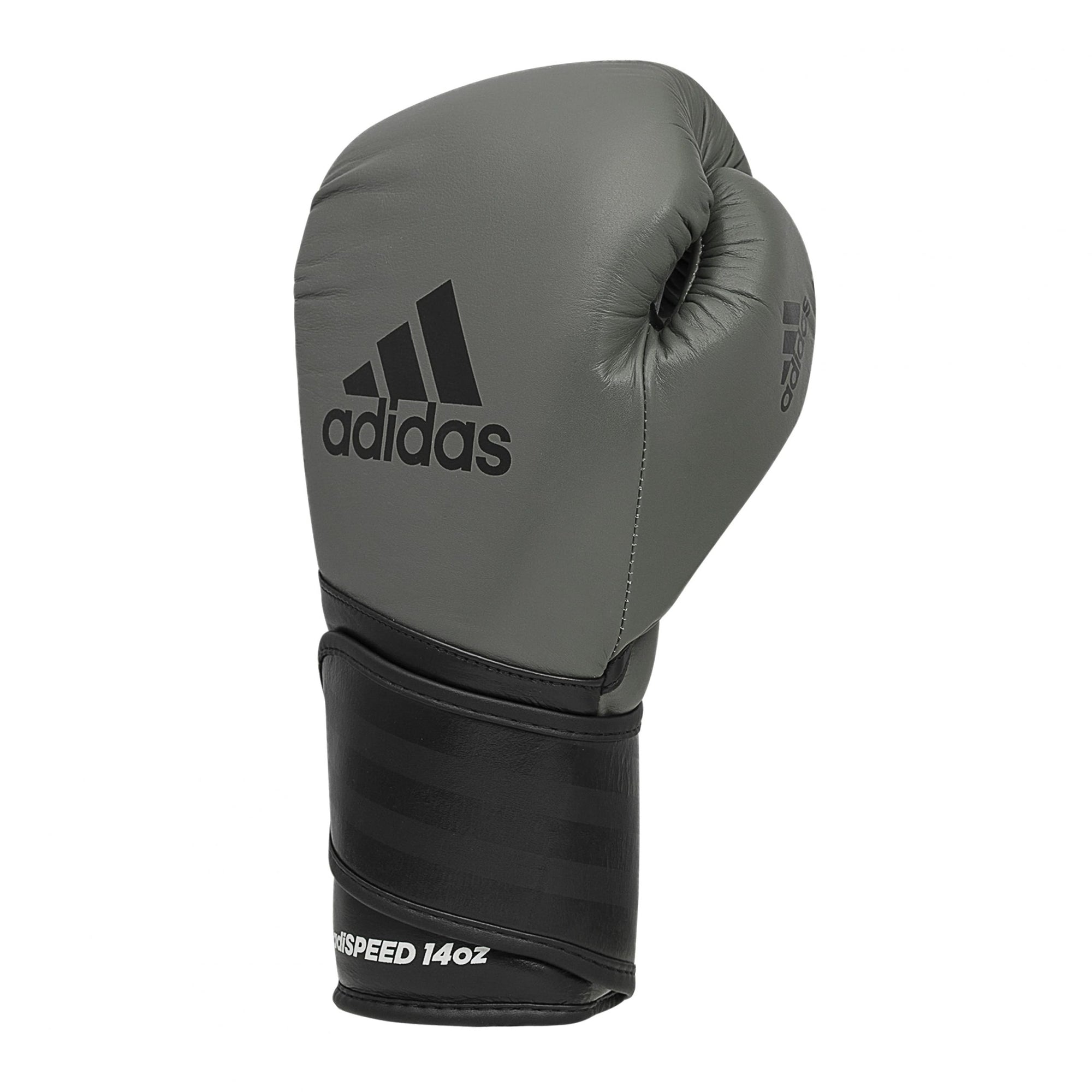 Black and grey boxing glove, Martini Olive/Gold, 10 oz.