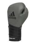 Black and grey boxing glove, Martini Olive/Gold, 10 oz.