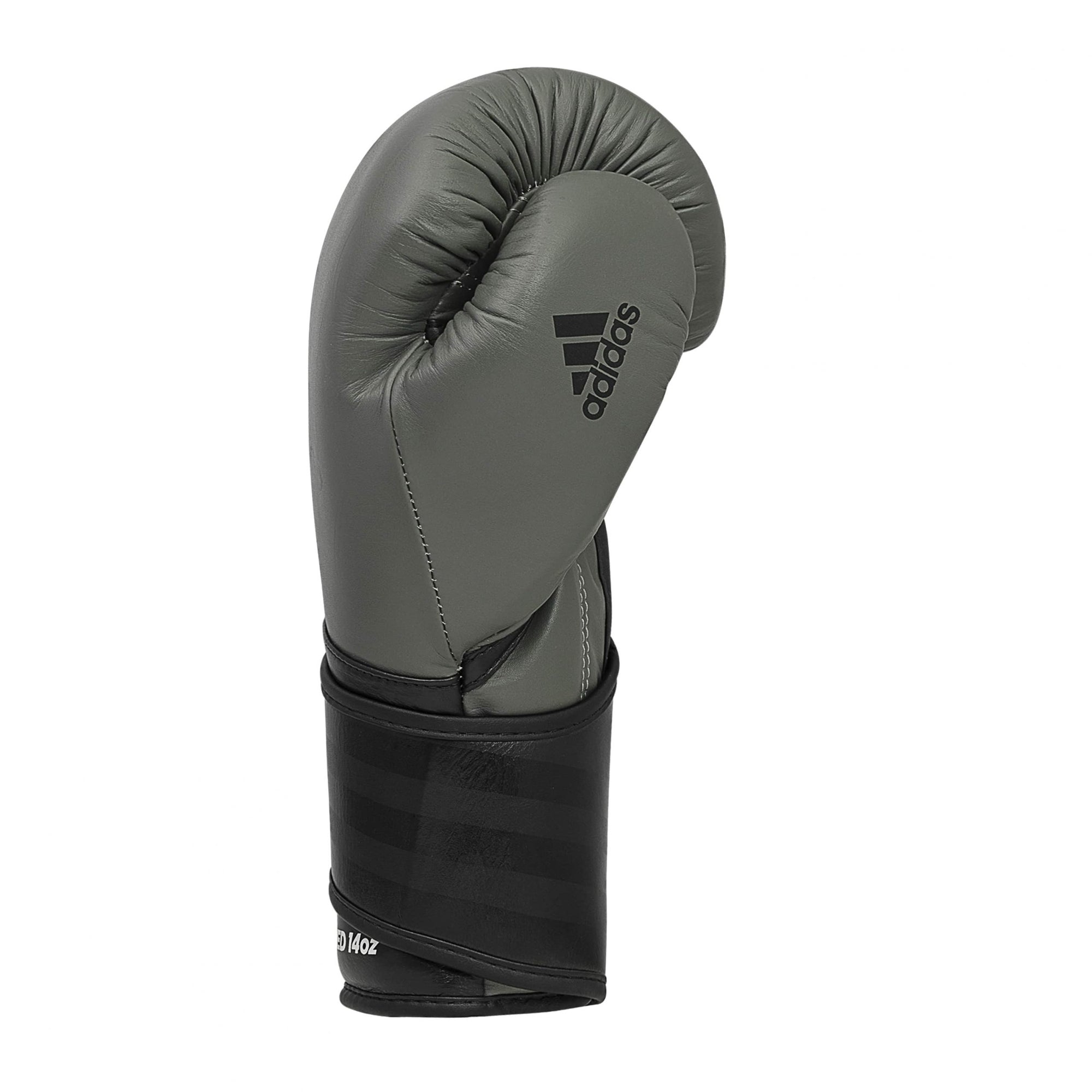 Boxing glove with black band, Grey/Black, 10 oz.