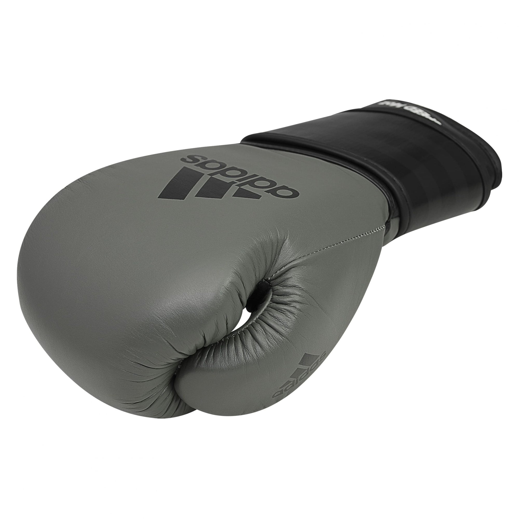 Boxing glove with black cover, Martini Olive/Gold, 12 oz.