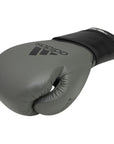 Boxing glove with black cover, Martini Olive/Gold, 12 oz.