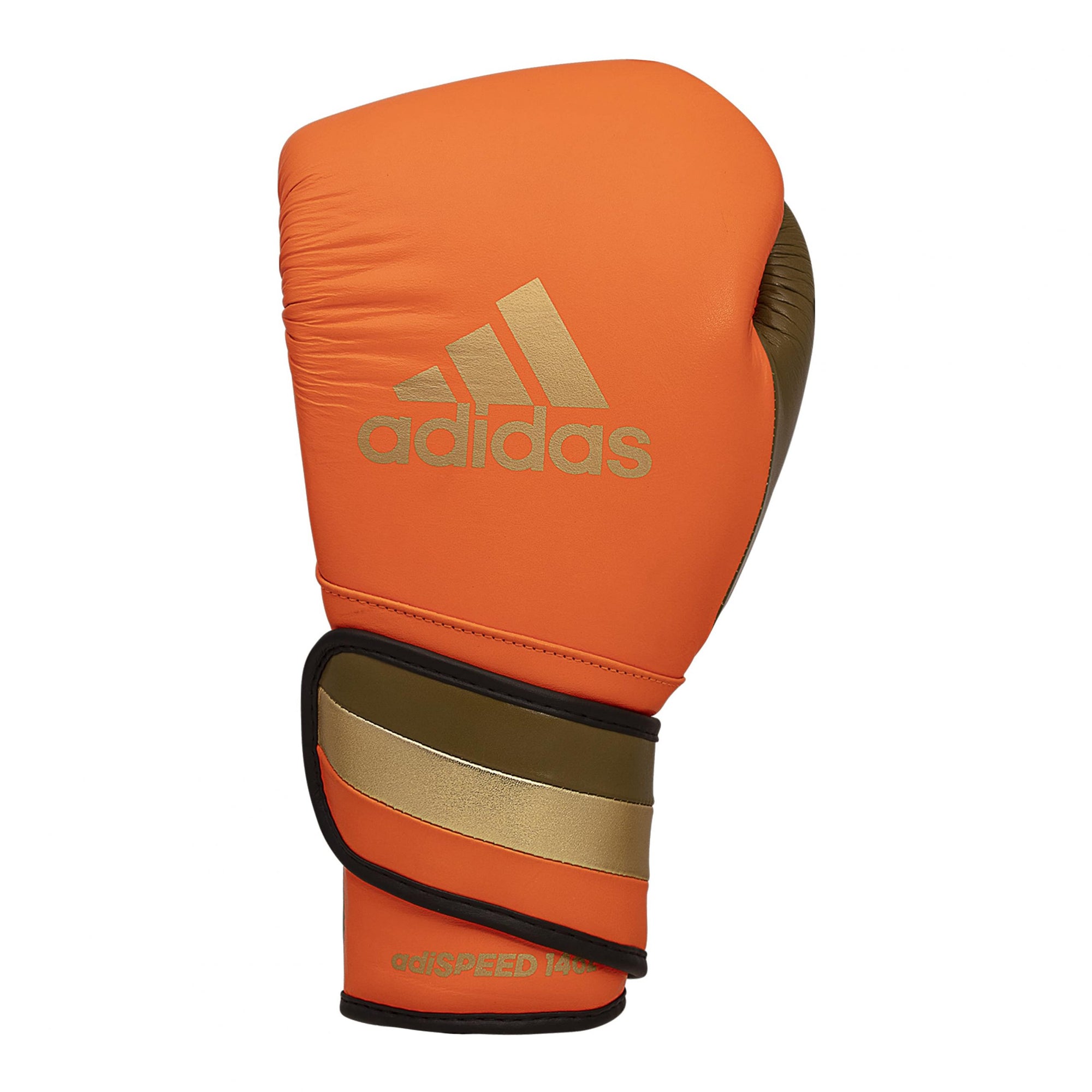 Boxing glove with gold trim, limited edition adiSPEED 501 PRO for all genders.