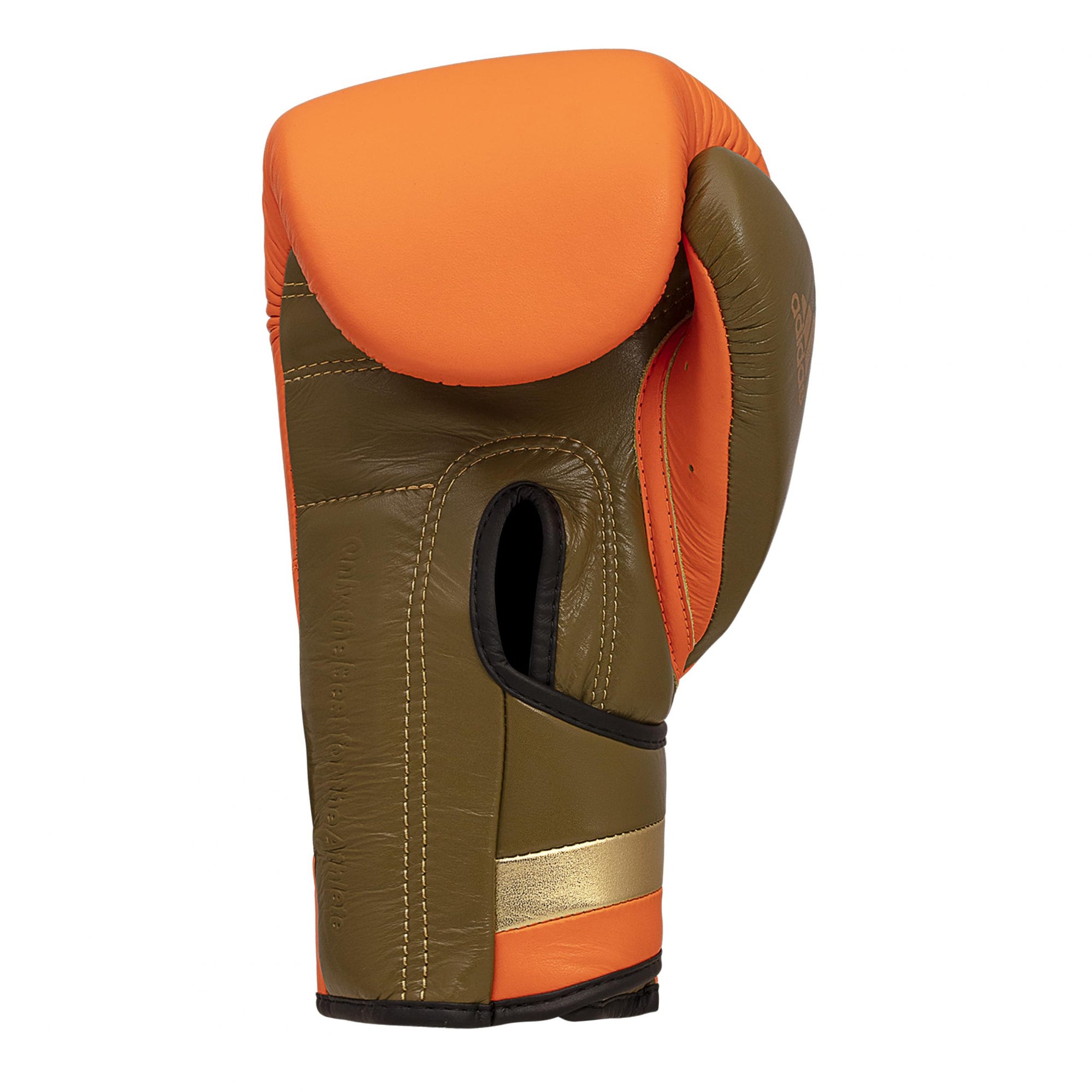 Brown and orange boxing glove from adiSPEED 501, limited edition.