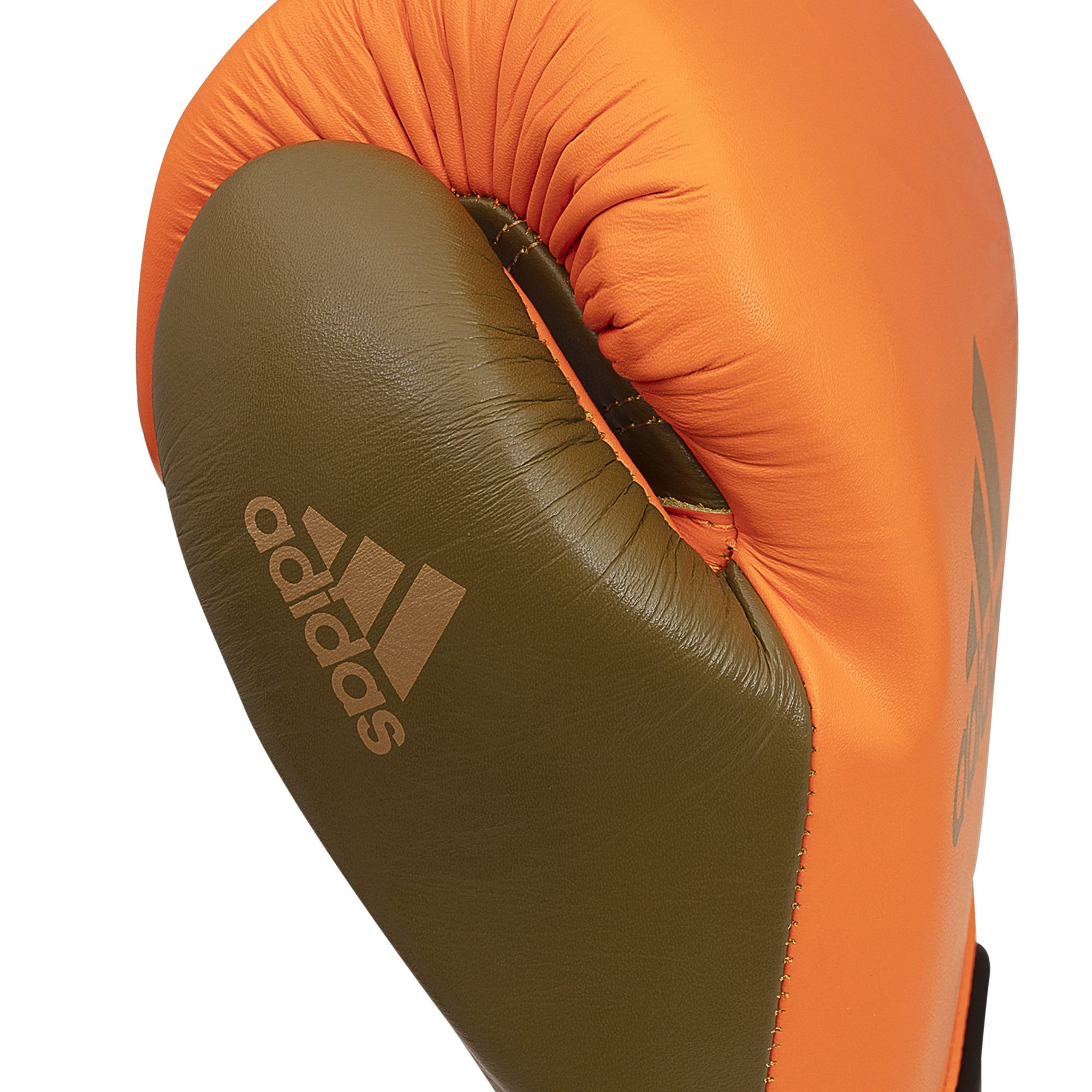 Close-up of boxing glove from adiSPEED 501 edition.