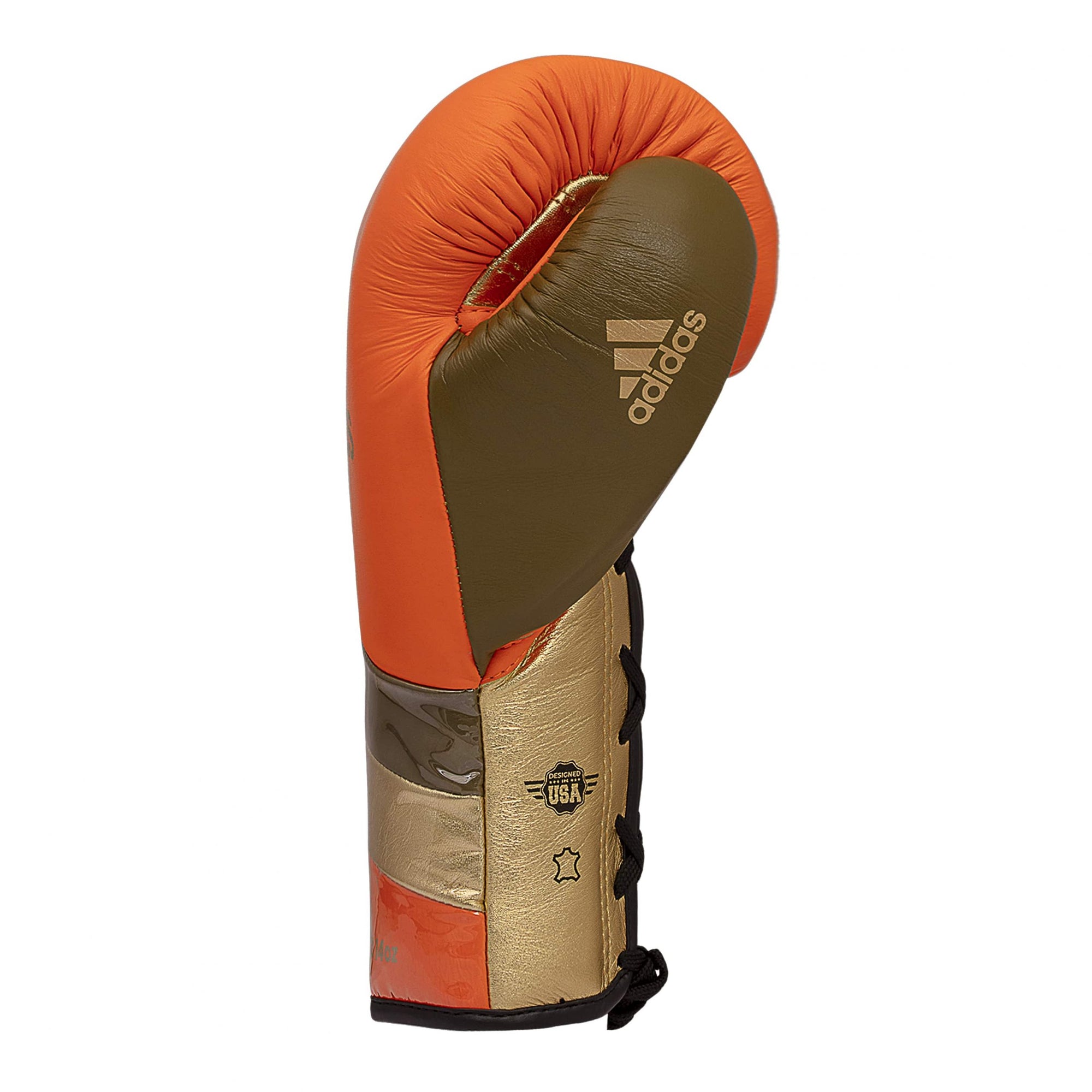 Boxing glove on white background, adiSPEED 500 PRO Limited Edition.