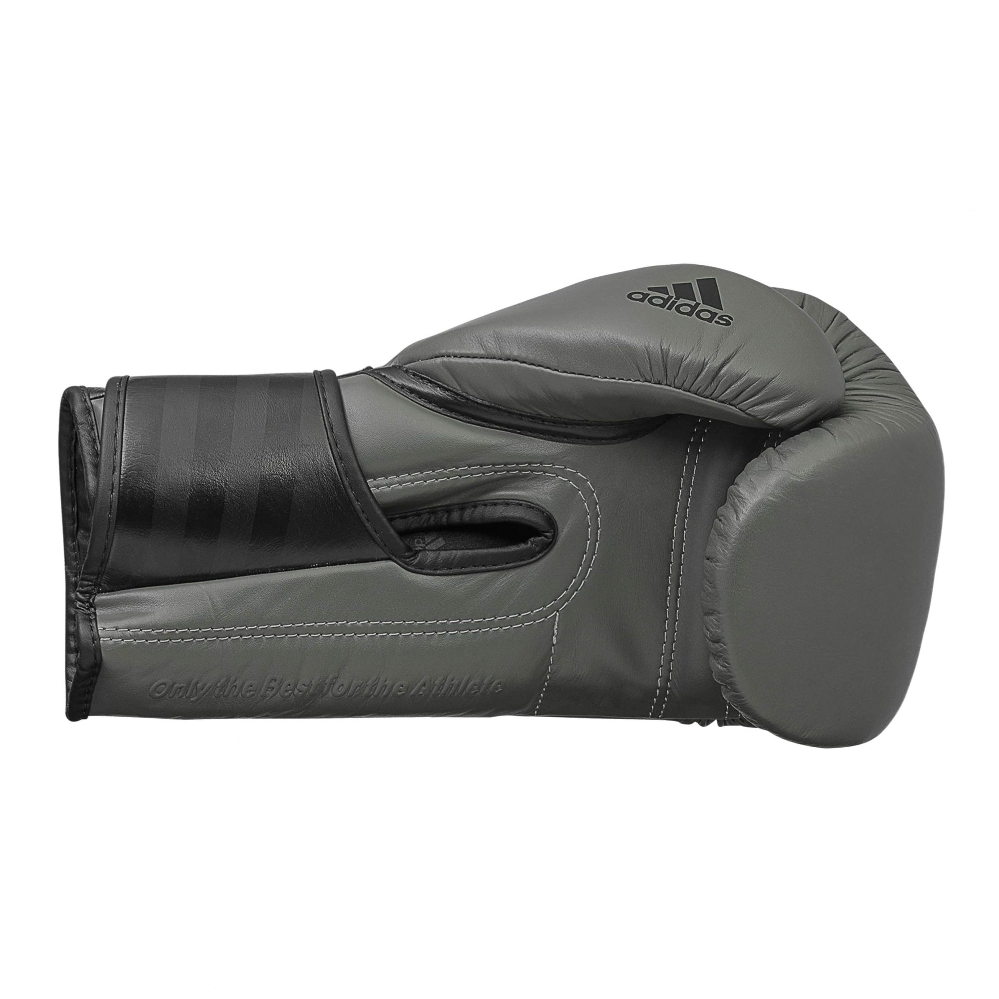 Black and grey boxing glove, part of limited edition adiSPEED 501 PRO.