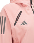 Close-up of a jacket, part of the adidas Women's Hydrosuit for boxing.