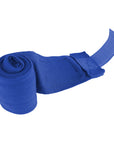 Blue bandage on a white background for boxing hand wrap.