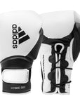 Pair of adidas Hybrid 350 boxing gloves.