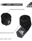 Close-up of black boxing hand wraps for bundle deal.