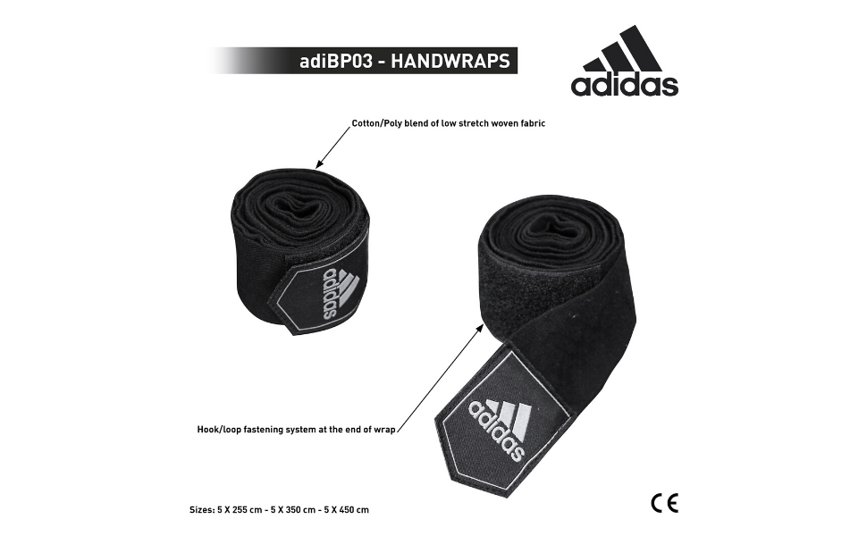 Close up of a pair of black hand wraps for boxing.