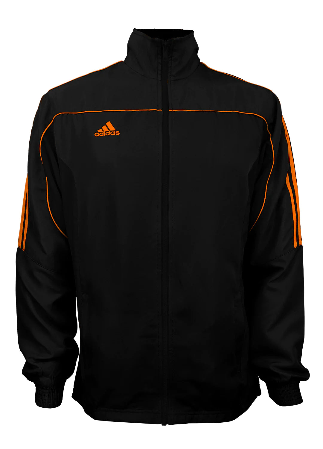 Adidas track jacket black with red stripes online