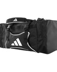 Black bag with adidas white logo, Taekwondo accessory.