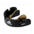 adidas OPRO Gold Braces mouthguard in black with a gold inner tray