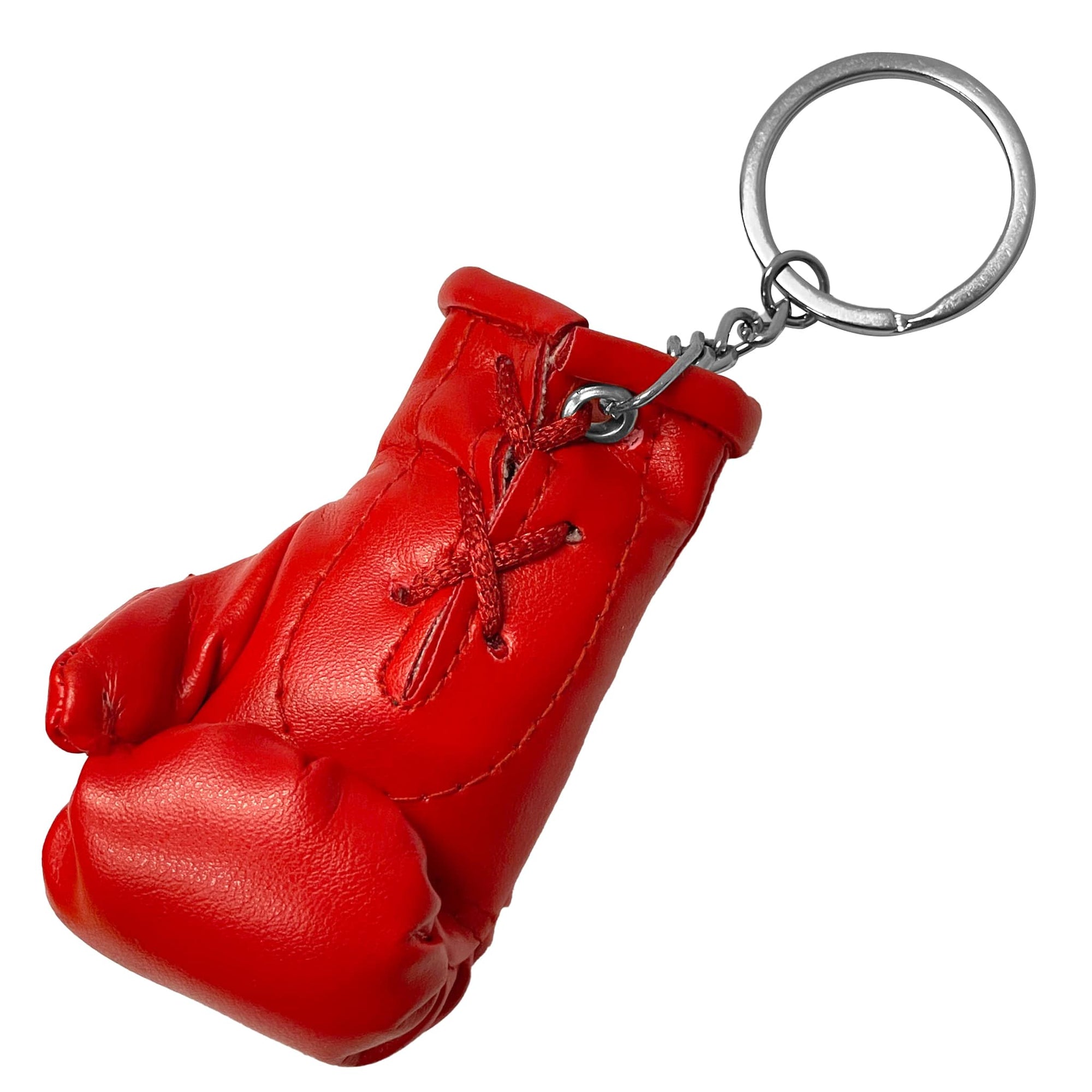 Keychain with red mini boxing glove from adidas.