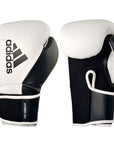 Adidas Hybrid 150 training boxing gloves pair.