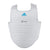 White karate body protector with logo, WKF approved.