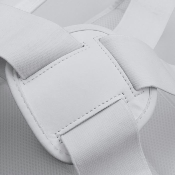 White strap circle for Adidas Karate WKF body protector.