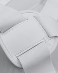 White strap circle for Adidas Karate WKF body protector.