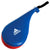 Blue and red Adidas punching bag for sparring gear.