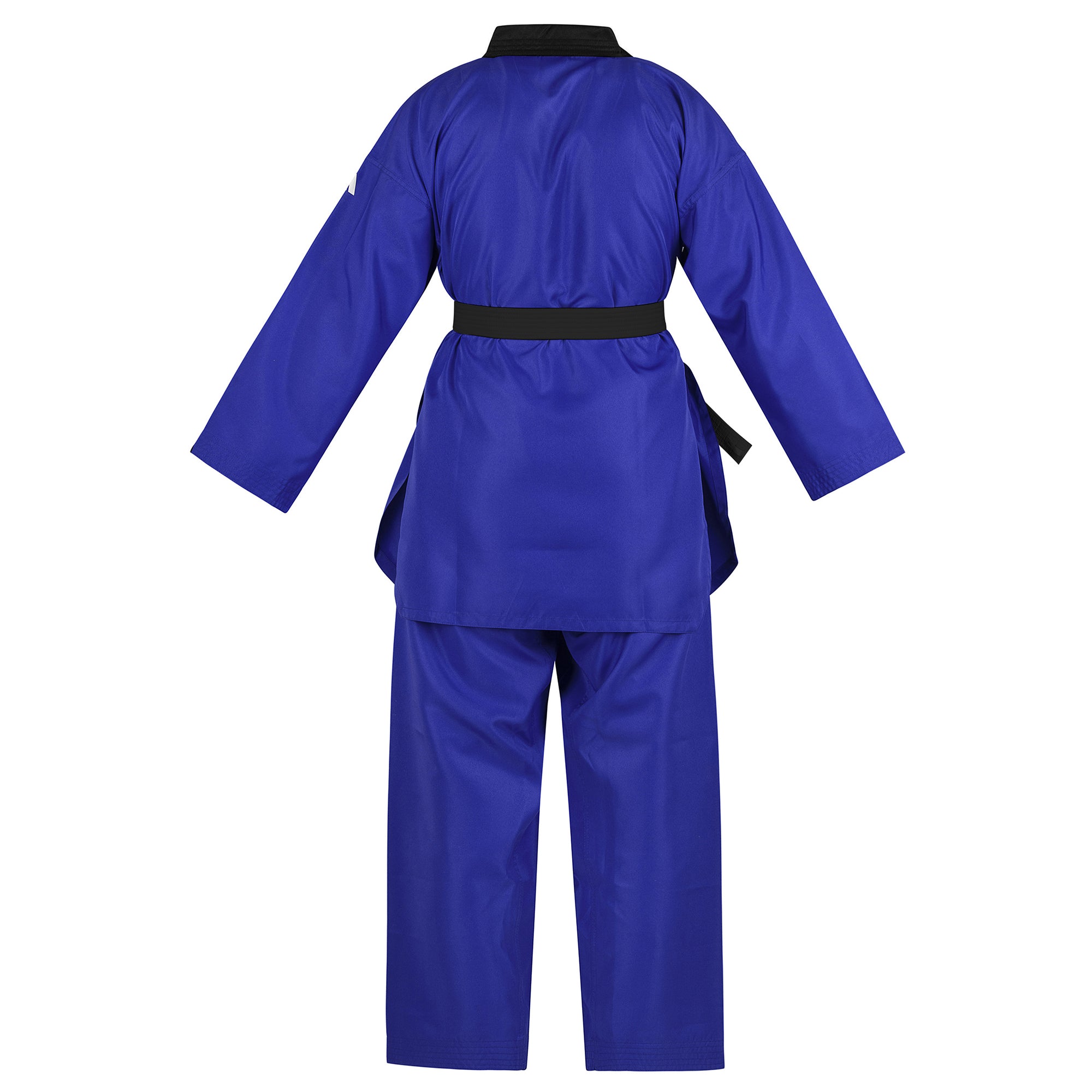 adidas Taekwondo V-Neck Uniform (TKD01)--White, Black, Red/Black, Blue/Black, Poom Trim