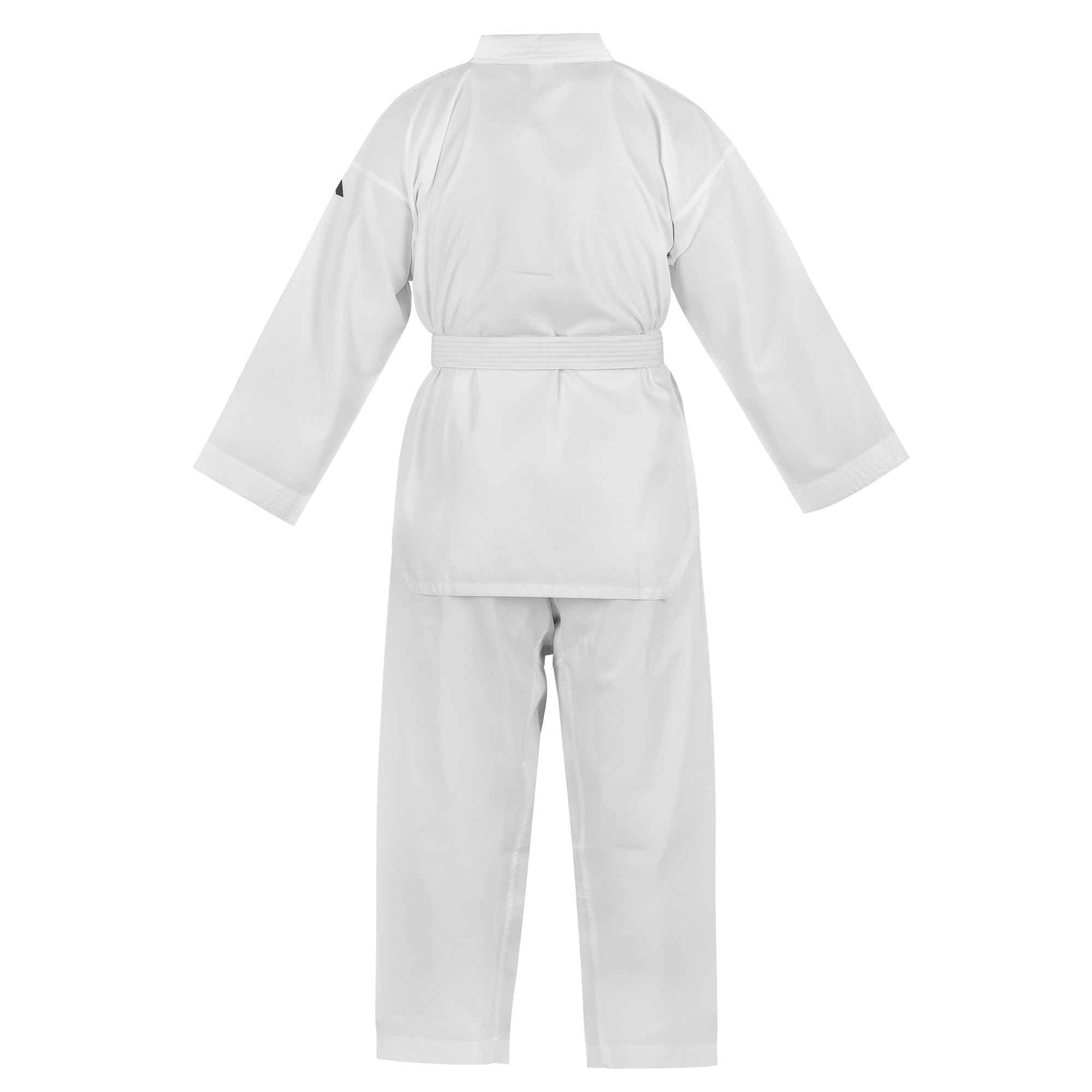 adidas Taekwondo V-Neck Uniform (TKD01)--White, Black, Red/Black, Blue/Black, Poom Trim