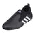 Black shoe with white stripes for Taekwondo training.