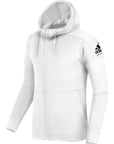 adidas Taekwondo Full Zipped Hooded Fleece Lined Sweatshirt Jacket