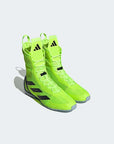 Bright green Speedex Ultra boxing shoes in lime color.