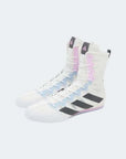 Pair of white and pink boxing shoes, BoxHog 4 model.