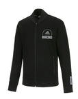 A black jacket with white Adidas text, XX large size.