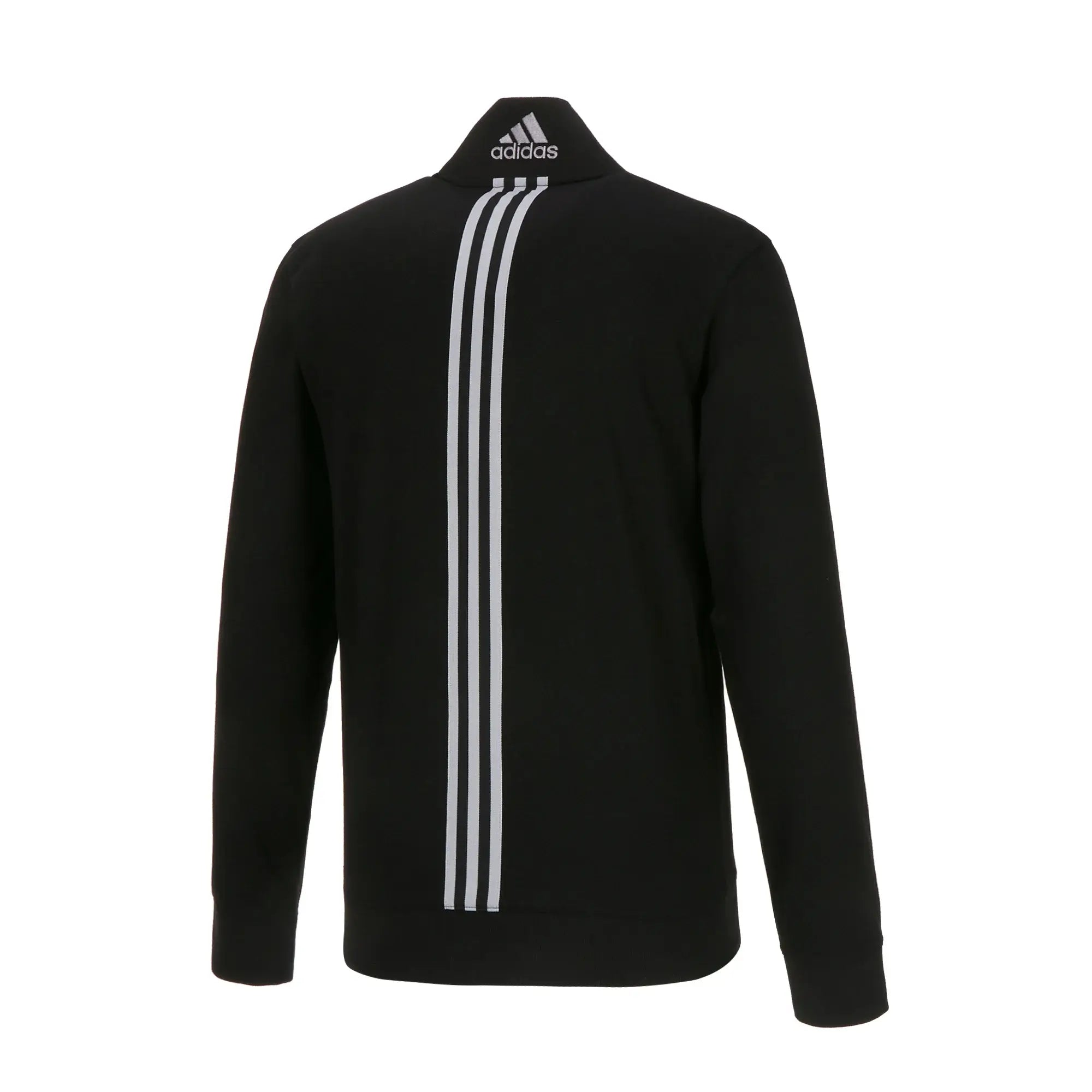 A black jacket with white stripes, XXL size.