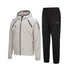 adidas Hydrosuit adiSS23 sauna suit for men, light grey hooded zip jacket and black pants