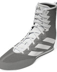 Grey and white boxing shoe for men and women, M11/W12 size.