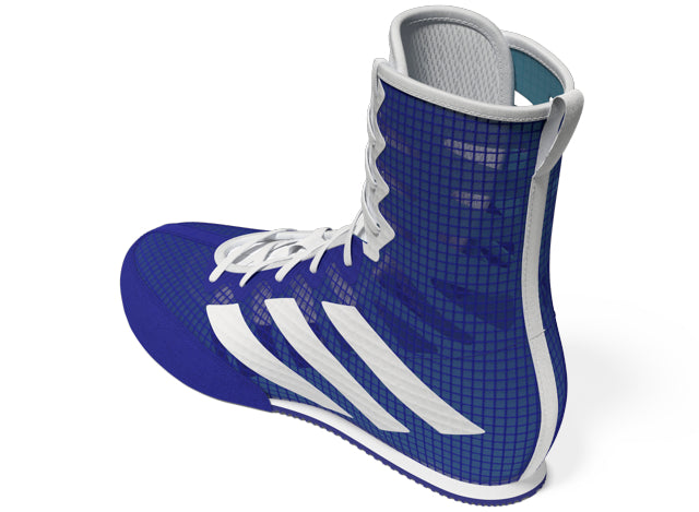 Adidas BOX HOG 4 SHOES Lucid Blue / Cloud White – adidas Combat Sports