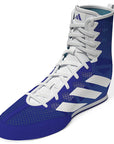 Blue and white boxing shoe, Lucid Blue and Cloud White color.