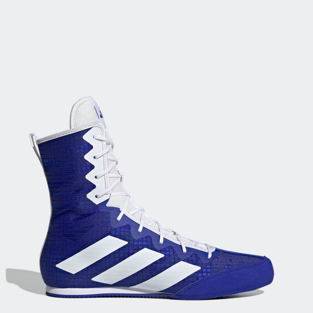 Blue and white boxing shoe, Lucid Blue and Cloud White color.