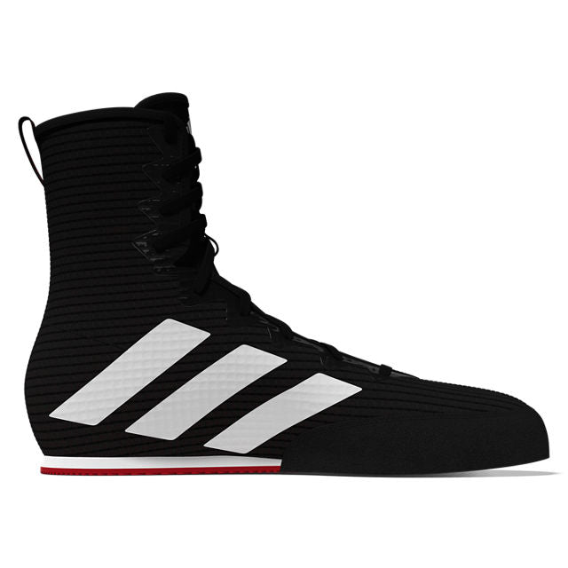 adidas Box Hog 4 Boxing Shoes - Black/White/Red