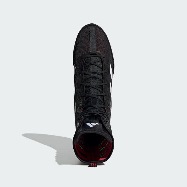 adidas Box Hog 4 Boxing Shoes - Black/White/Red