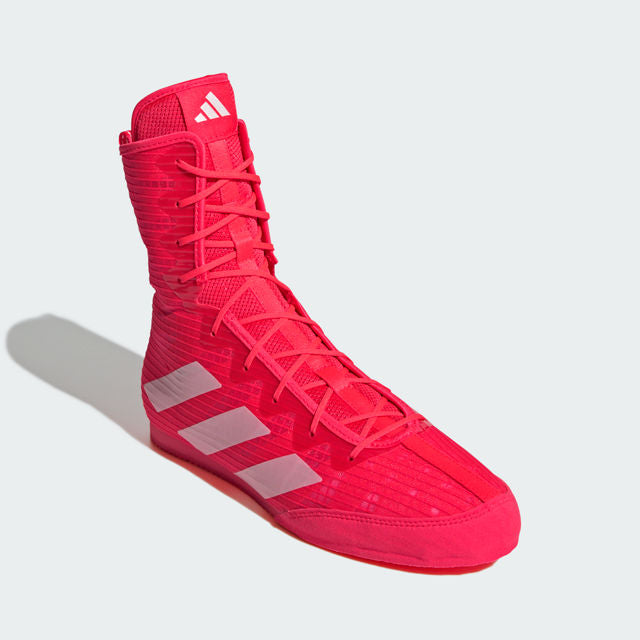 adidas Box Hog 4 Boxing Shoes - Red/White