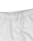 White pants with a drawstring on a white background